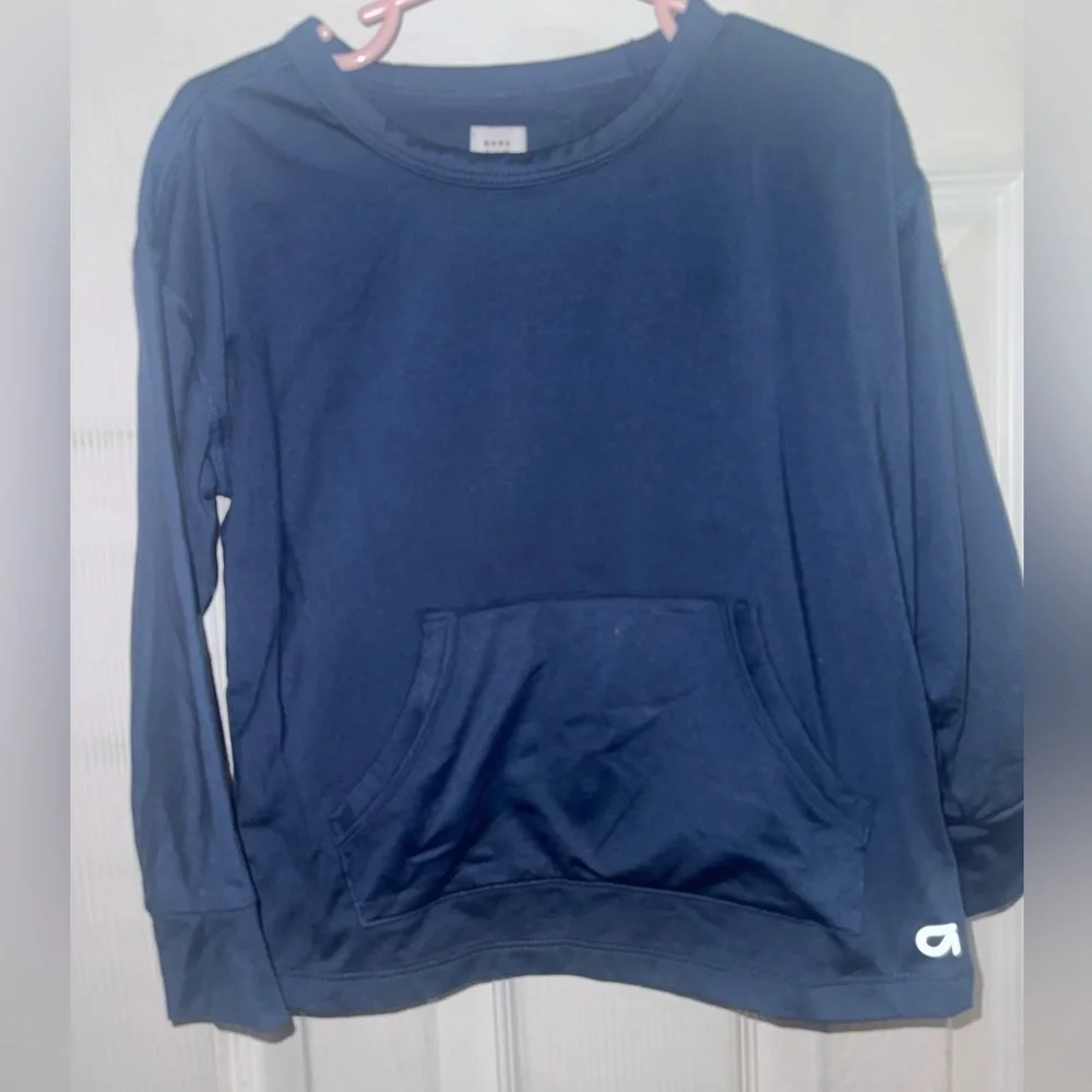 GAP GapFit Kids Tech Kanga Shirt Boys Size 4 Navy Blue